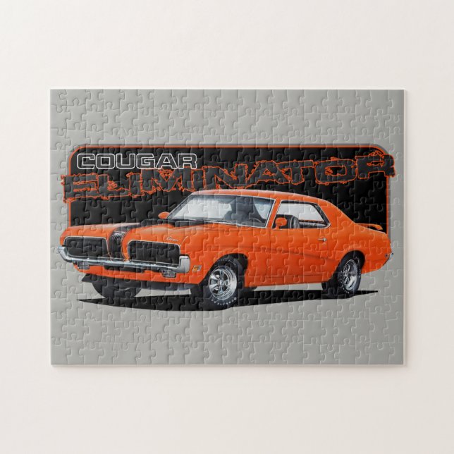 Puzzle Suppresseur orange de puma (Horizontal)