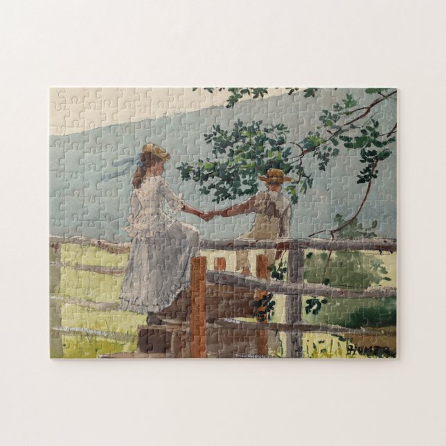 Puzzle Sur la dalle | Winslow Homer (Horizontal)