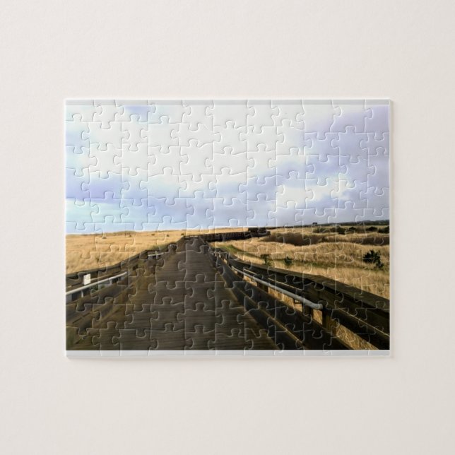 Puzzle Sur la promenade, Long Beach, Washington (Horizontal)