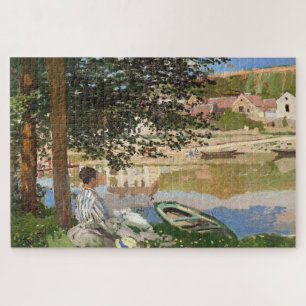 Puzzle Sur la rive de la Seine par Monet