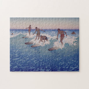 Puzzle "Surf-Cavaliers, Honolulu" - Charles W. Bartlett