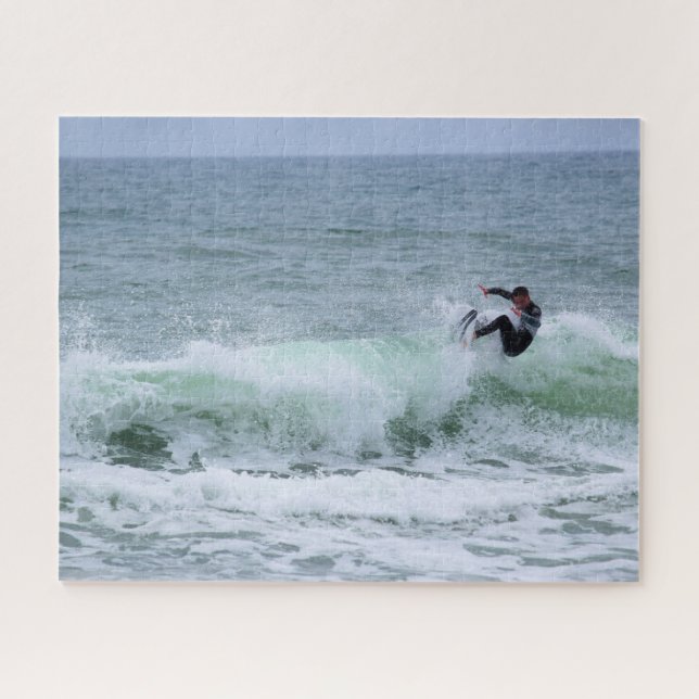 Puzzle Surf en Floride - Plage de Cocoa - 16x20 (Horizontal)