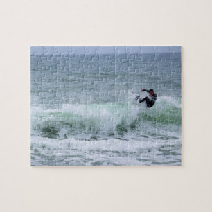 Puzzle Surf en Floride - Plage de Cocoa - 8x10
