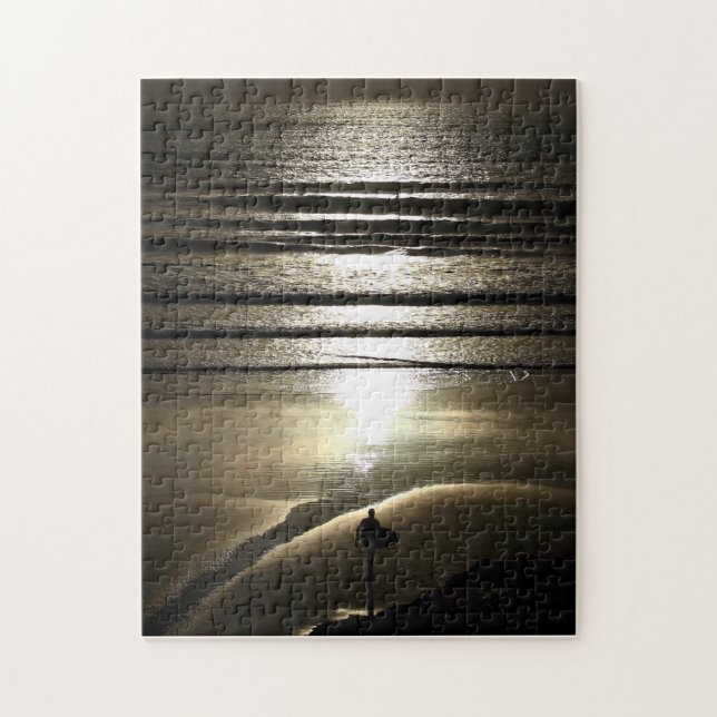 Puzzle Surfer de coucher du soleil à la casse-tête de (Vertical)