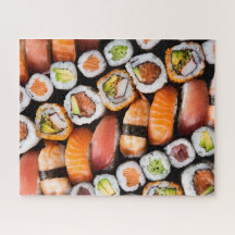 Sushi frais coloré