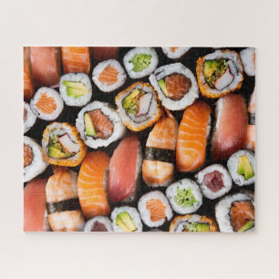 Puzzle Sushi frais coloré