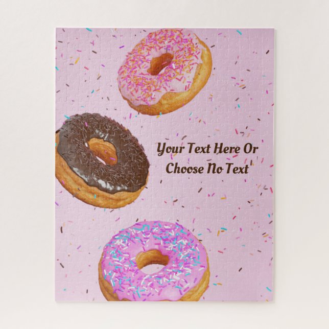 Puzzle Sweet Doughnut Treats Rainbow (Vertical)