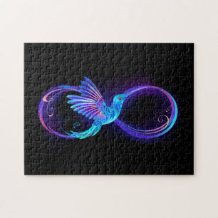 Puzzle Symbole de Neon Infinity par Glowing Hummingbird