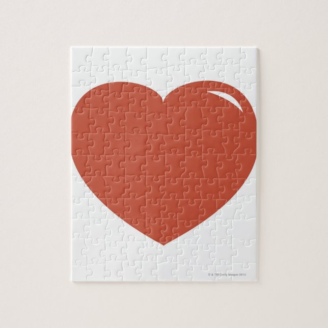 Puzzle Symbole du coeur (Vertical)