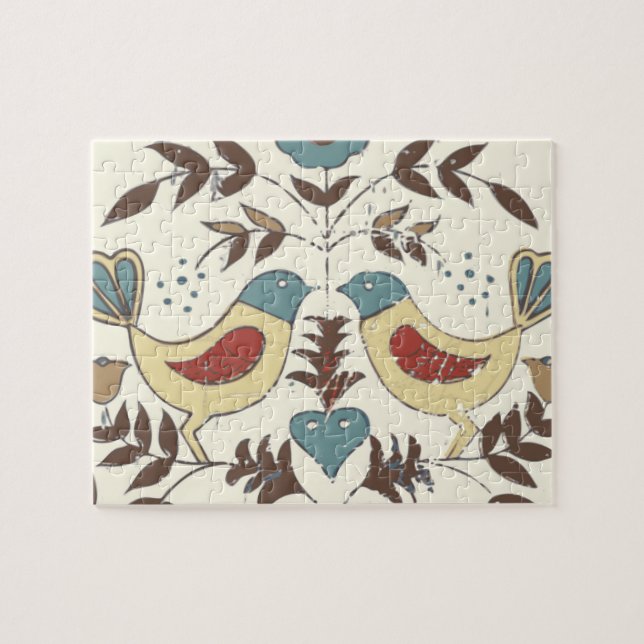 Puzzle SYMBOLE Hex Amish néerlandais Pennsylvanie Bird Am (Horizontal)