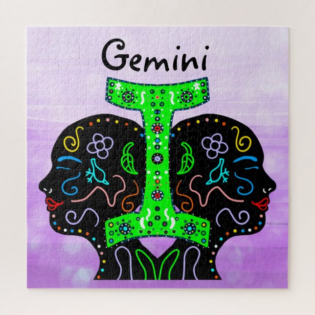 Puzzle Symbole Horoscope Gemini Main Drag (Vertical)