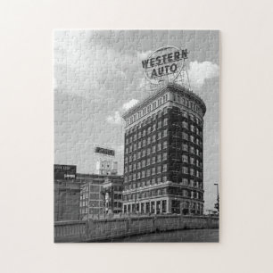 Puzzle SYMBOLE OCCIDENTAL NOIR ET BLANC Architecture Phot