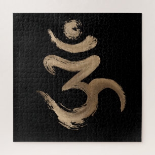Puzzle Symbole OM - Brosse d'or