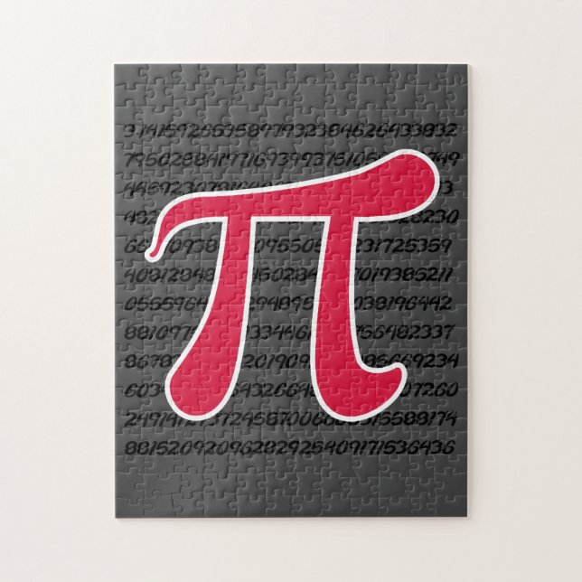 Puzzle SYMBOLE Pi Rouge Crimson (Vertical)