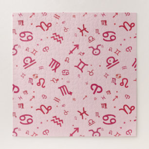 Puzzle SYMBOLE Zodiaque Astrologie Rose