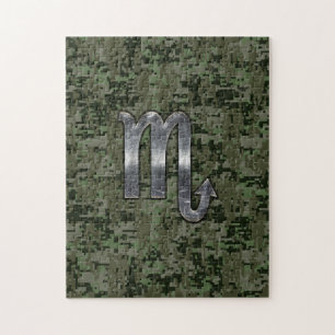 Puzzle SYMBOLE Zodiaque Scorpio Camion numérique bois