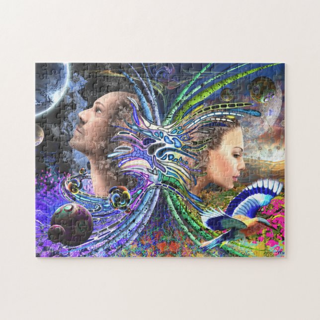 Puzzle Symbolisme féminin masculin (Horizontal)
