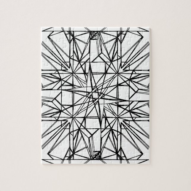 Puzzle symétrie géométrique (Vertical)