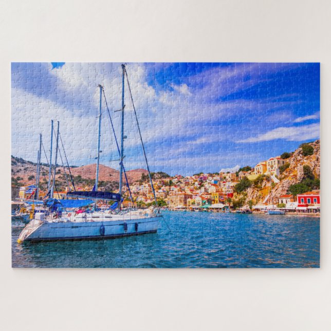 Puzzle Symi en Grèce (Horizontal)