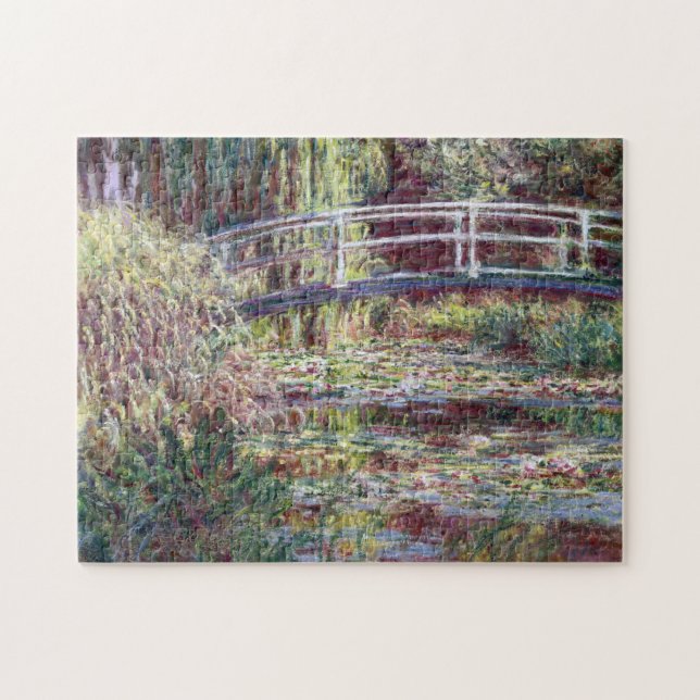 Puzzle Symphonie japonaise du Pont en Rose Monet Art (Horizontal)
