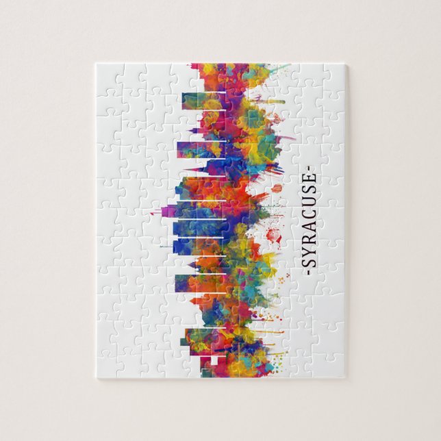 Puzzle Syracuse USA Skyline (Vertical)
