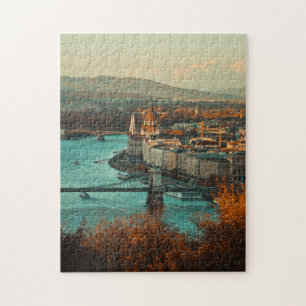 Puzzle Széchenyi Pont Chaîne Paysage Budapest Hongrie