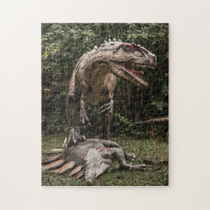 Puzzle T-Rex et Stegosaurus