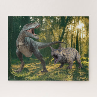 Puzzle T.Rex-Triceratops