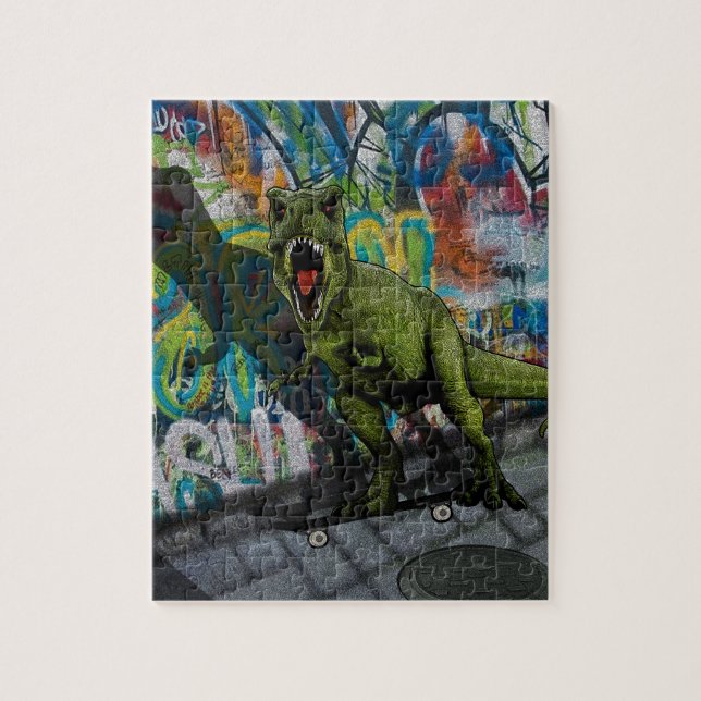 Puzzle T-Rex urbain (Vertical)