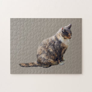 Puzzle Tabby Chat dans les nuances de Brown