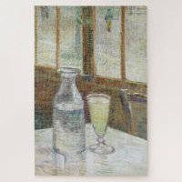 Table de café de Vincent Van Gogh avec de l'absint