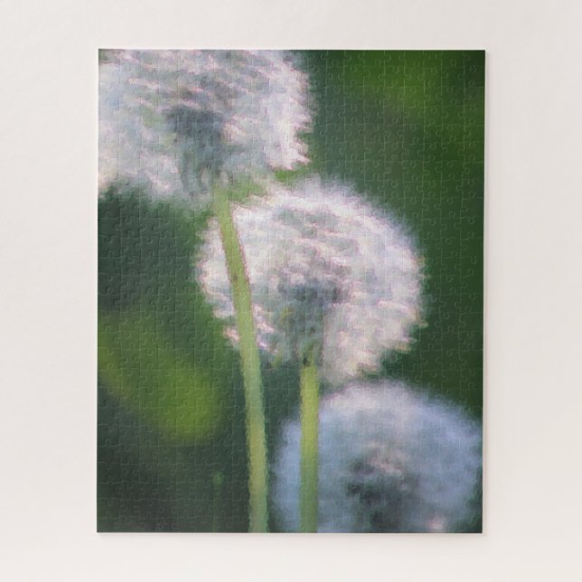 Puzzle Tableau à trois fleurs de pissenlit (Vertical)