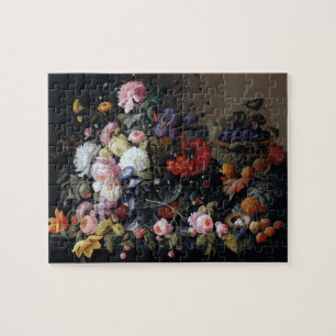 Puzzle Tableau classique Vintage Fleurs Vase Art