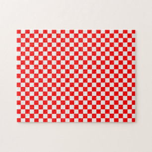 Puzzle Tableau de bord classique rouge et blanc par STayl