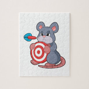 Puzzle Tableau de bord fléchettes de souris