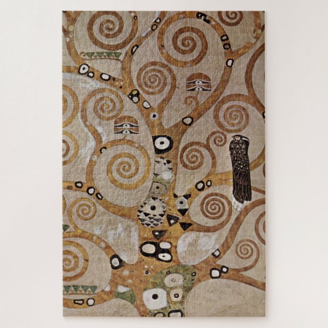 Puzzle Tableau de Gustav Klimt "L'arbre de vie" (1909) (Vertical)