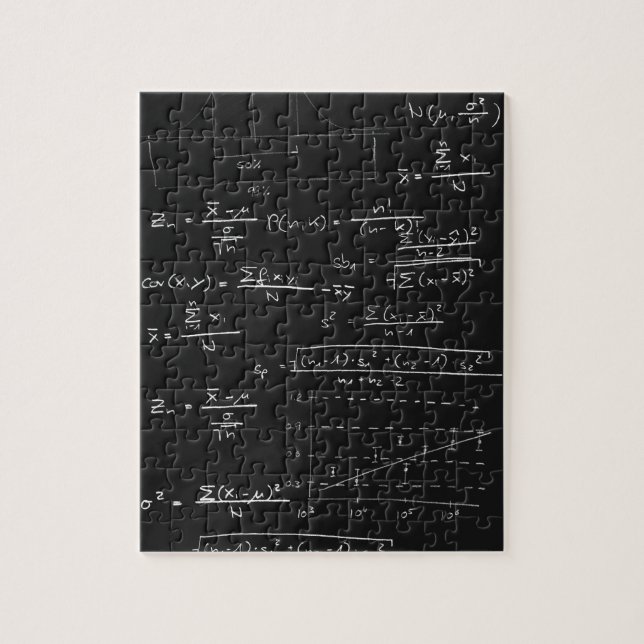 Puzzle Tableau noir de statistiques (Vertical)