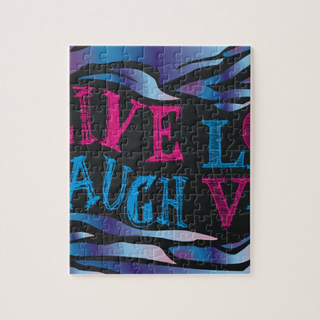 Puzzle Tableau noir Zebra cassé (Vertical)