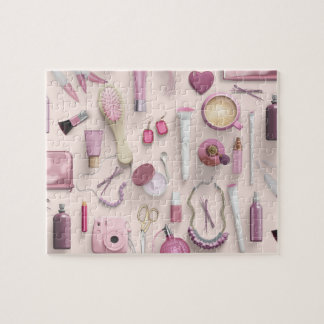 Puzzle Tableau rose de vanité