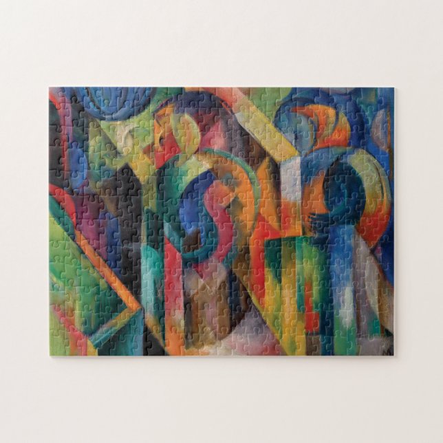 Puzzle Tableaux De Franz Marc (Horizontal)