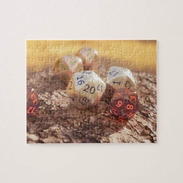 Puzzle Tablett RPG | Joueur de rôle d'Imaginaire dés sur  (Horizontal)