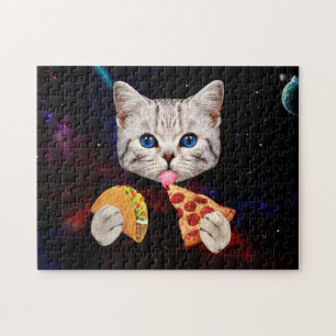 Puzzle Taco, Chat et pizza