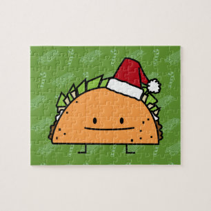 Puzzle Taco portant le Salsa de viande de coquille de