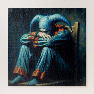 Puzzle Tad Jester en bleu et orange