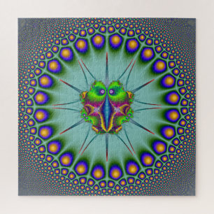 Puzzle Taggert Bug dans un cadre circulaire 24 points