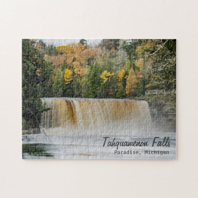 Puzzle Tahquamenon Falls Michigan Waterfall Haut Nord (Horizontal)
