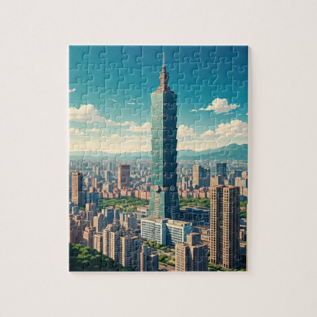 Puzzle Taipei 101 Taïwan (Vertical)