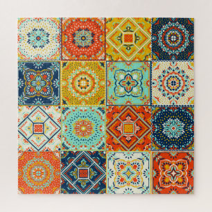 Puzzle Talavera, Azulejos, fond d'écran en mosaïque turqu