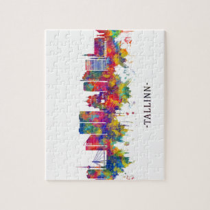 Puzzle Tallinn Estonie Skyline