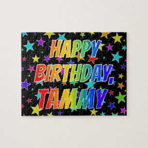 Puzzle "TAMMY" Prénom, amusant "HEUREUX ANNIVERSAIRE"